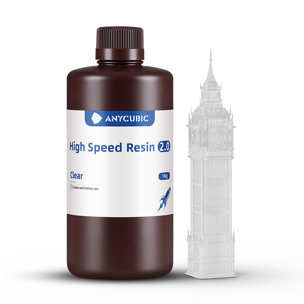 Anycubic High Speed resin 2.0 - Danmarks største udvalg af resin hos 3D Saga