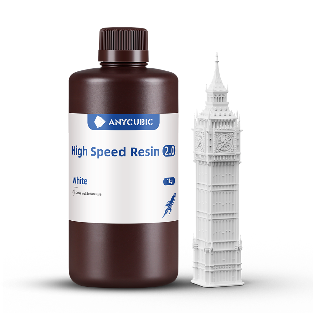 Anycubic High Speed resin 2.0 - Danmarks største udvalg af resin hos 3D Saga