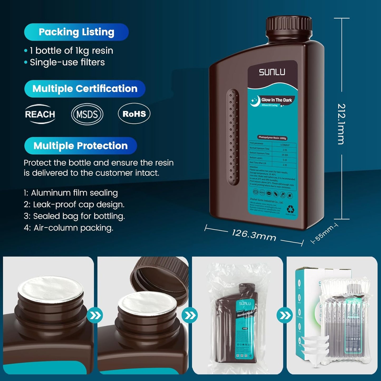 Sunlu Glow in the Dark resin