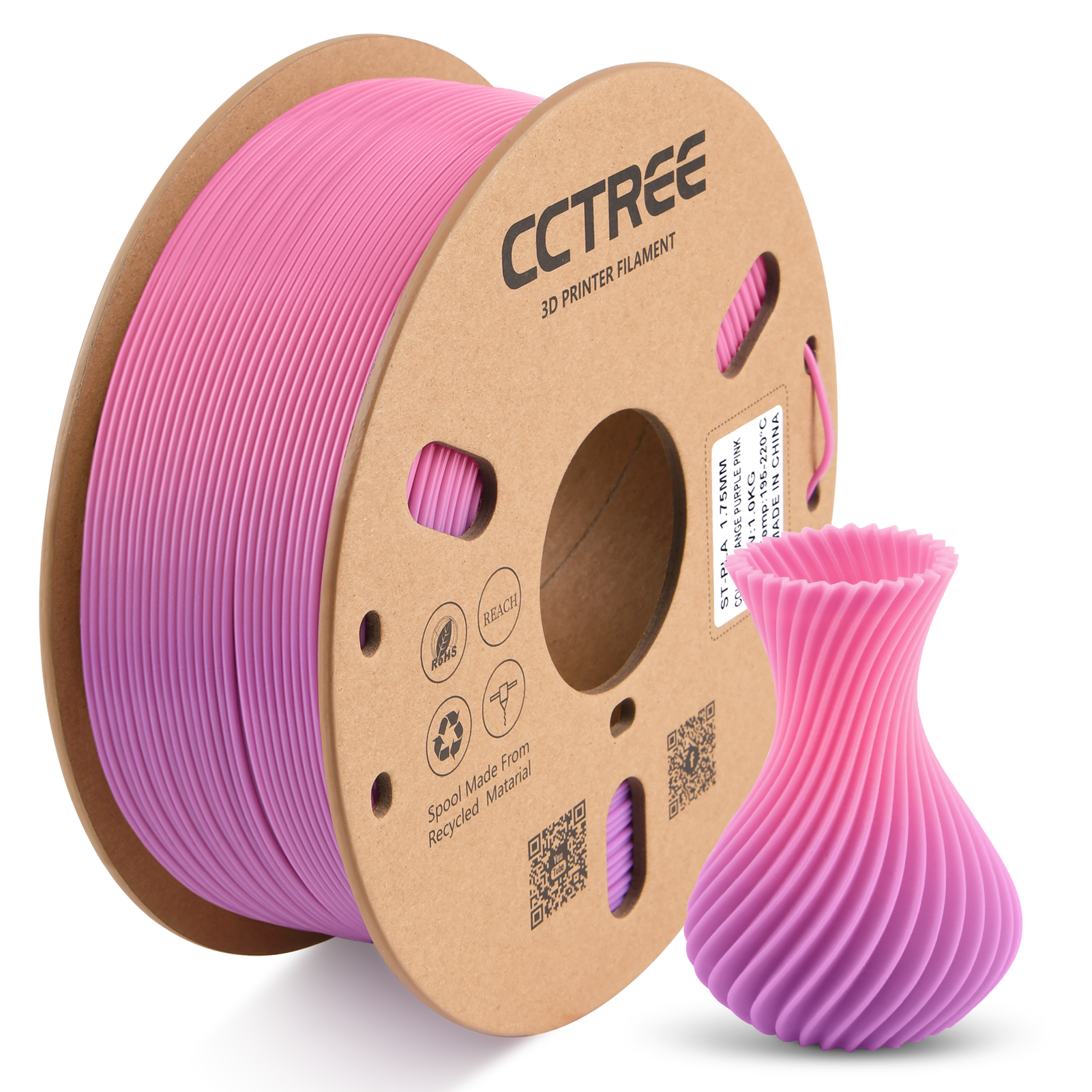 PLA Color change - High quality filaments from CCTREE – 3Dsaga.com PLA Color change - High quality filaments from CCTREE – 3Dsaga.com