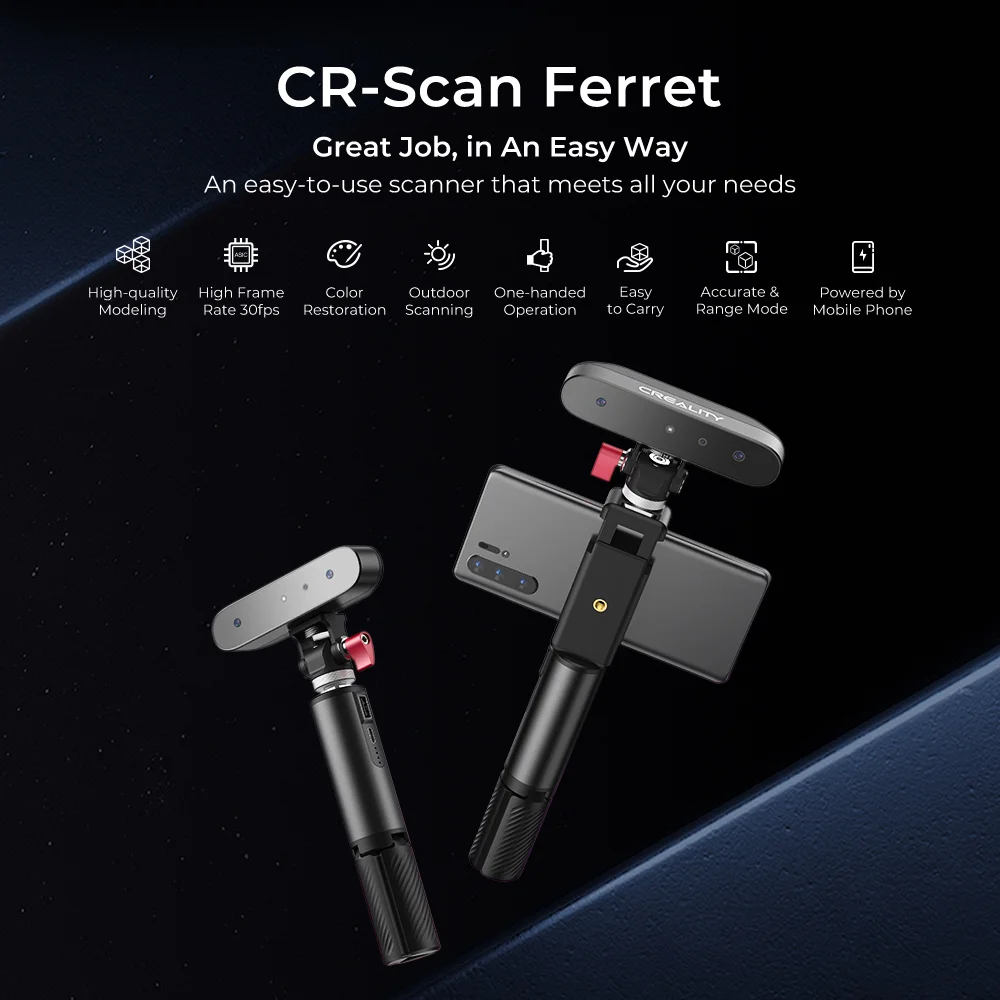 Creality CR-Scan Ferret - 3D scanner fra Creality