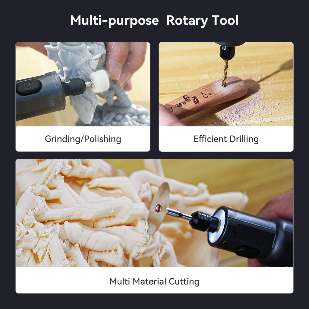 Creality Cordless Rotary Tool Kit - Tilbehør fra Creality på 3D Saga