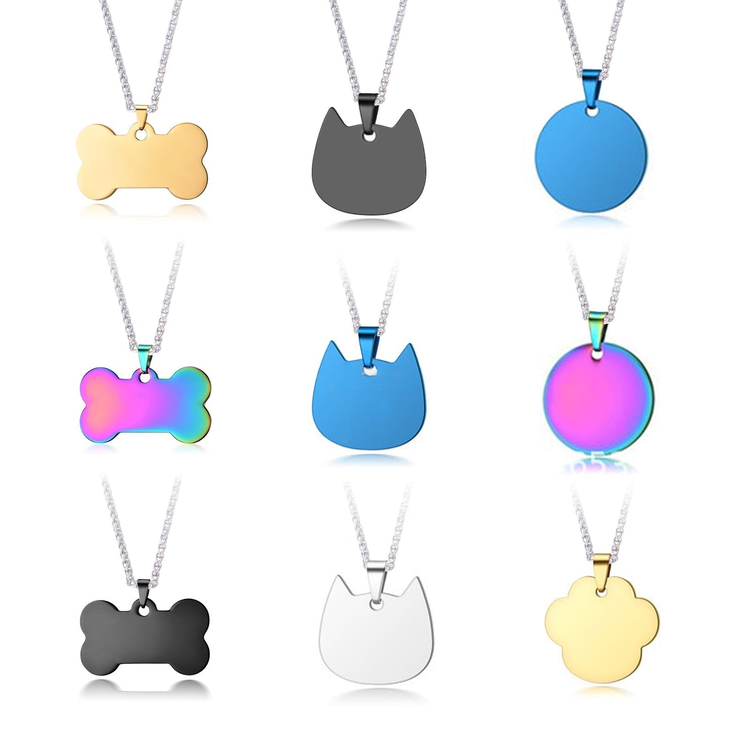 Kæledyrs navneskilt 20 stk