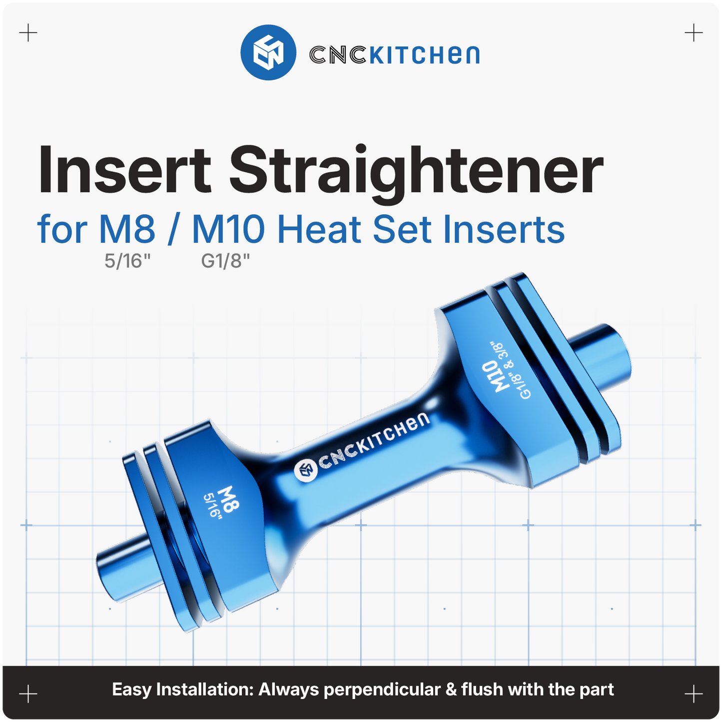 Insert Straightener M2 to M10