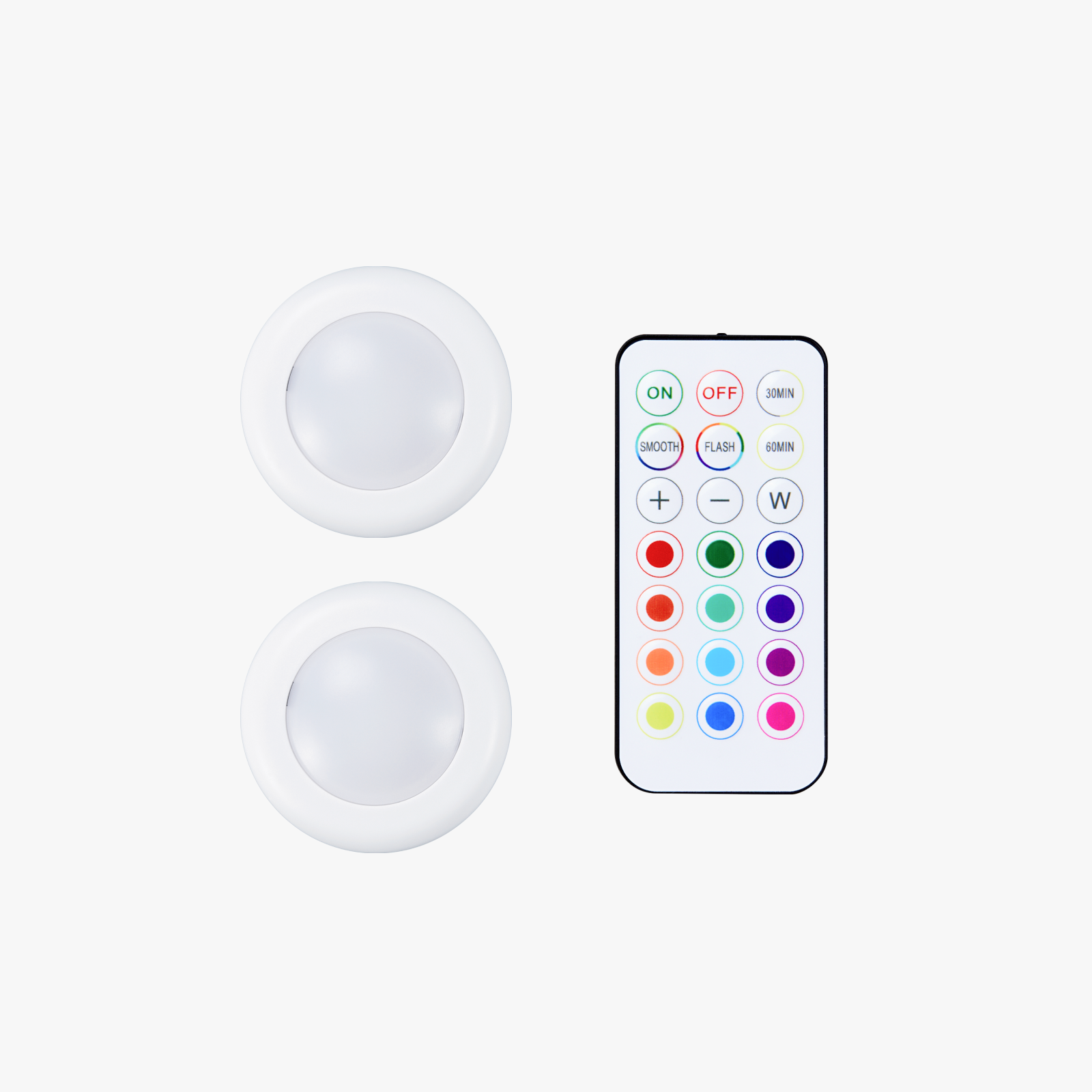 Bambu Lab Remote Controlled 16-color RGBW Puck Lights – 3Dsaga.com