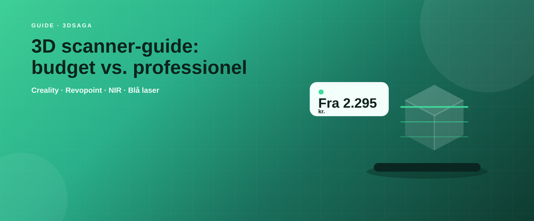3D scanner-guide: Fra budget til professionel – hvilken skal du vælge?