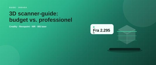 3D scanner-guide: Fra budget til professionel – hvilken skal du vælge?