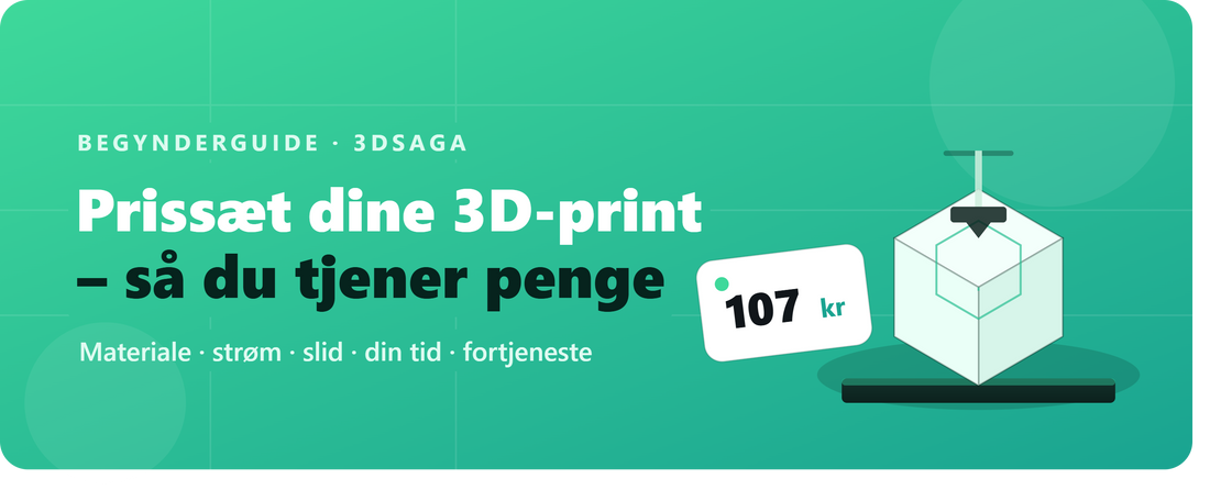 Sådan prissætter du dine 3D-print – så du faktisk tjener penge