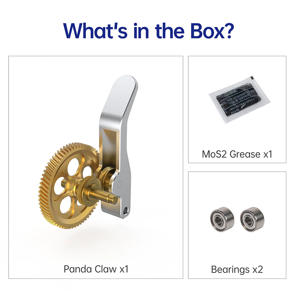 BIQU Panda Claw Extruder Gear Set for Bambu lab X1/P1/A1