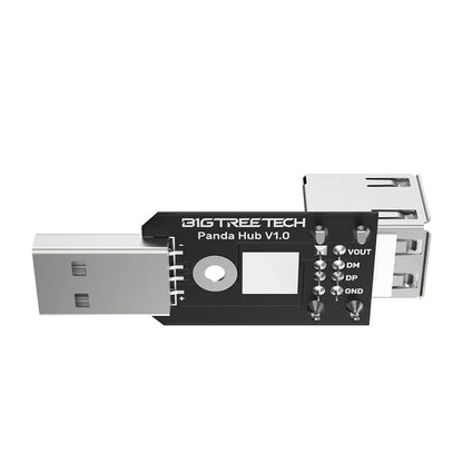 BIGTREETECH Panda Hub Dual USB Adapter Shield the Original USB Port on Bambu Lab P1S/P1P Printers
