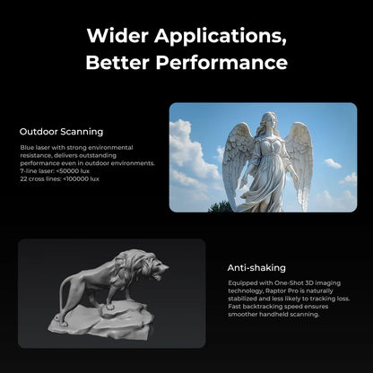 Creality Raptor Pro 3D Scanner - Køb 3D Scanner hos 3D Saga