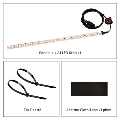 BIQU Panda Lux LED Upgrade Kit til Bambu Lab P1/X1/A1 Serien (1 stk.)