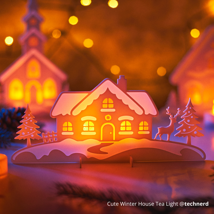 LED Flame Tea Light Candle Set (12 stk.)