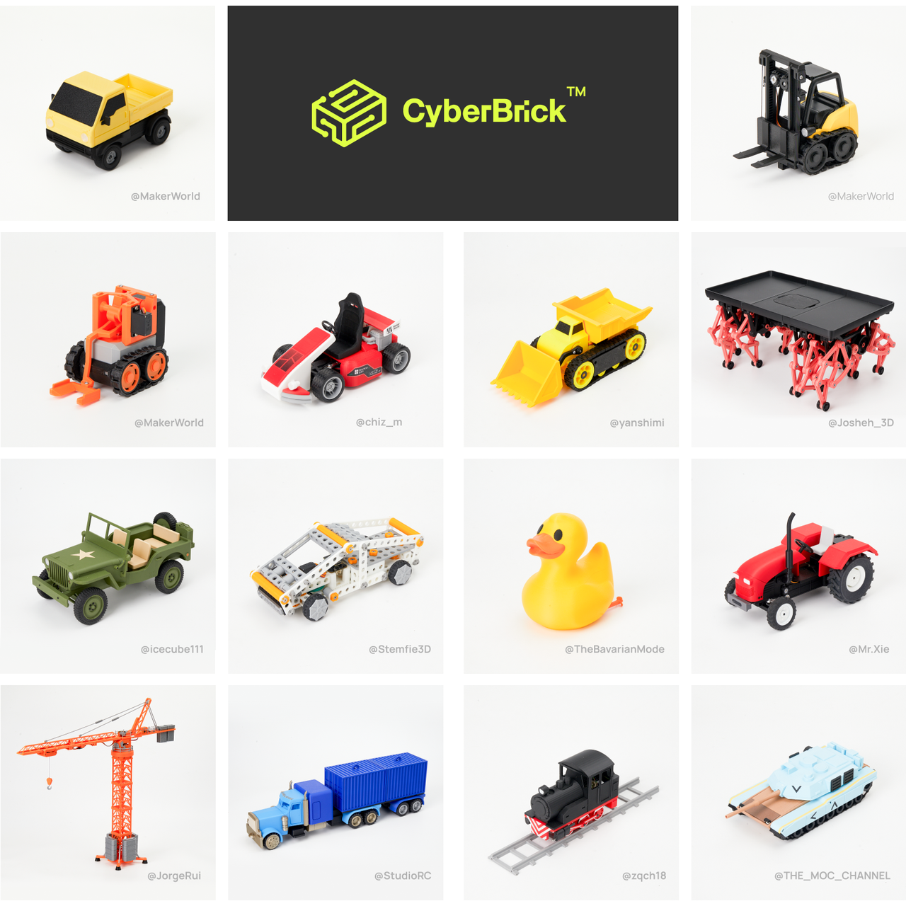 Bambu Lab CyberBrick Hardware Kit