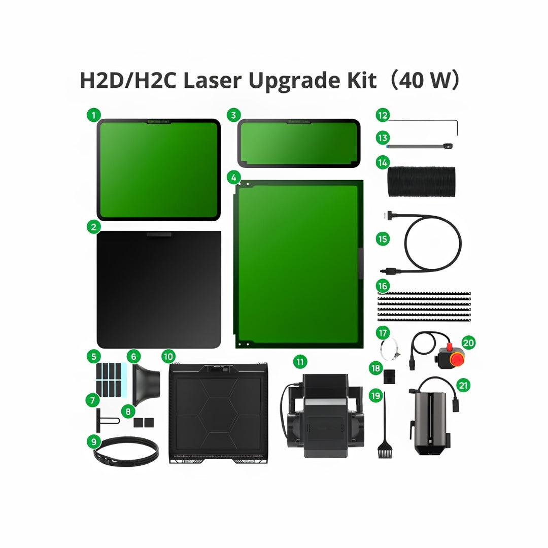 Bambu Lab Laser Upgrade Kit til H2D/H2C/H2S