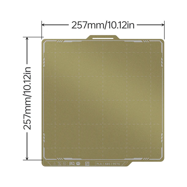 BIQU Panda Build Plate for Bambu Lab X1 serien, P1 serien & A1