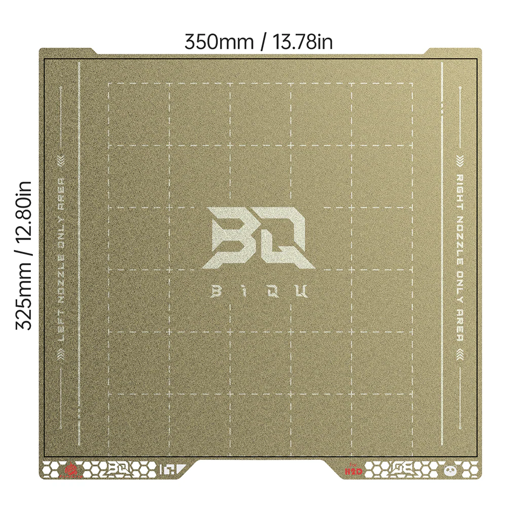 BIQU Double-Sided Textured PEI for H2D/H2S