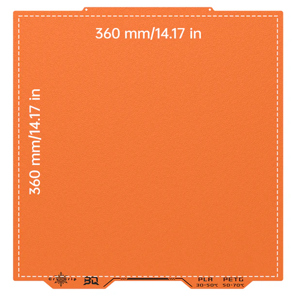 BIQU CryoGrip Pro Frostbite Orange for PRUSA Printers