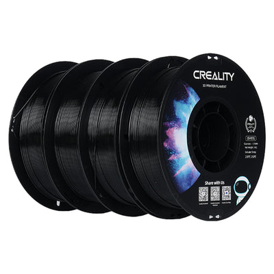 Creality CR-PETG - 4 Spoler sort - Pakkeløsning