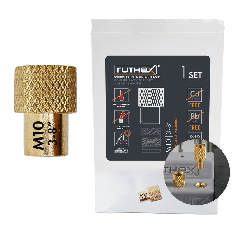 Ruthex Melting Aid for M10 3/8" thread inserts - 1 stk.