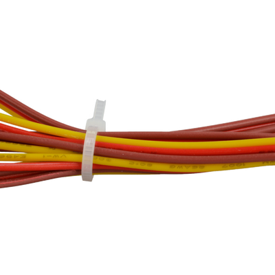 3P farve brun rød orange kabel længde 80cm, one end 2.54 DuPont female 3P, one end DuPont female 1Px3
