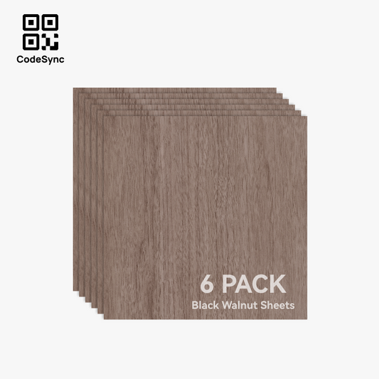 Bambu lab Black Walnut Plywood 3mm (6 stk.)