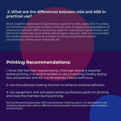 Creality HP ASA  Filament 1.75mm 1kg