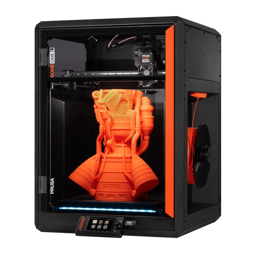 Prusa CORE One L 3D-printer, den større udgave med 30 liters byggevolumen