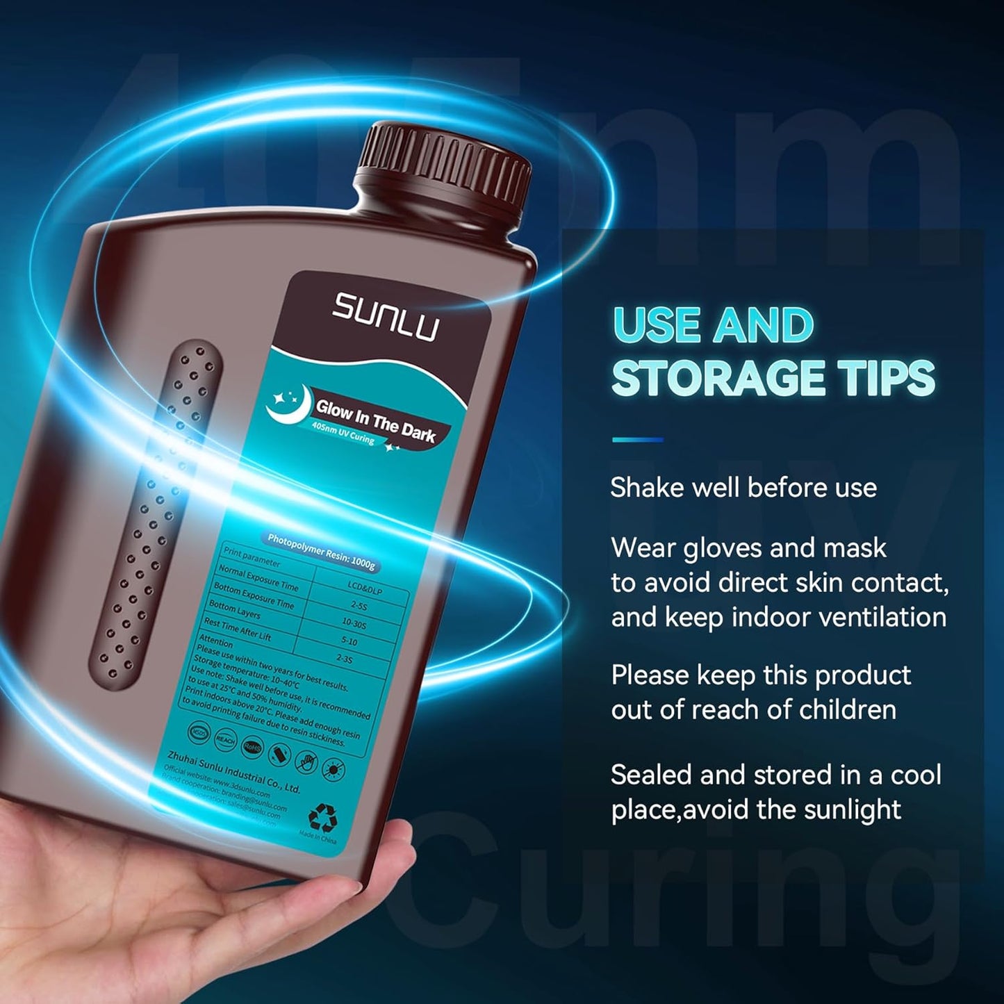 Sunlu Glow in the Dark resin