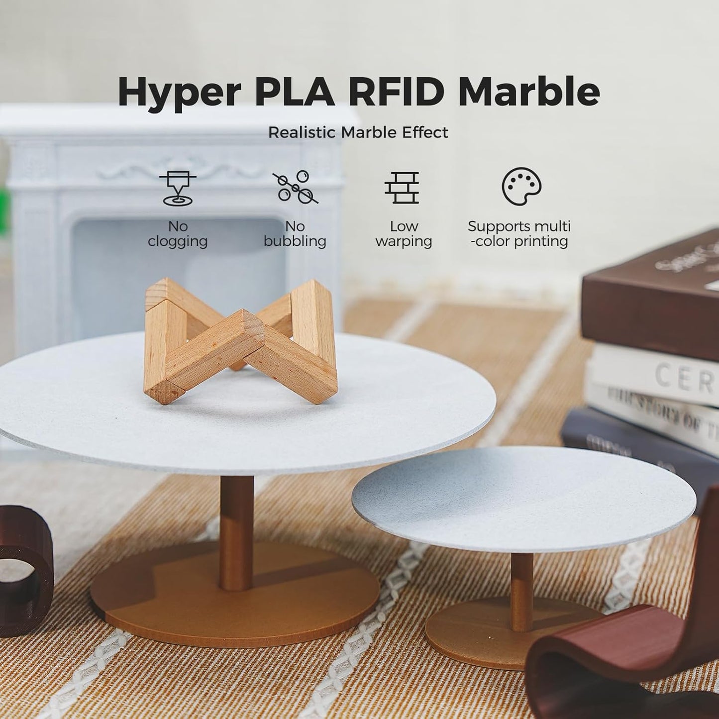 Creality Hyper PLA RFID Marble - 1.75mm 1kg