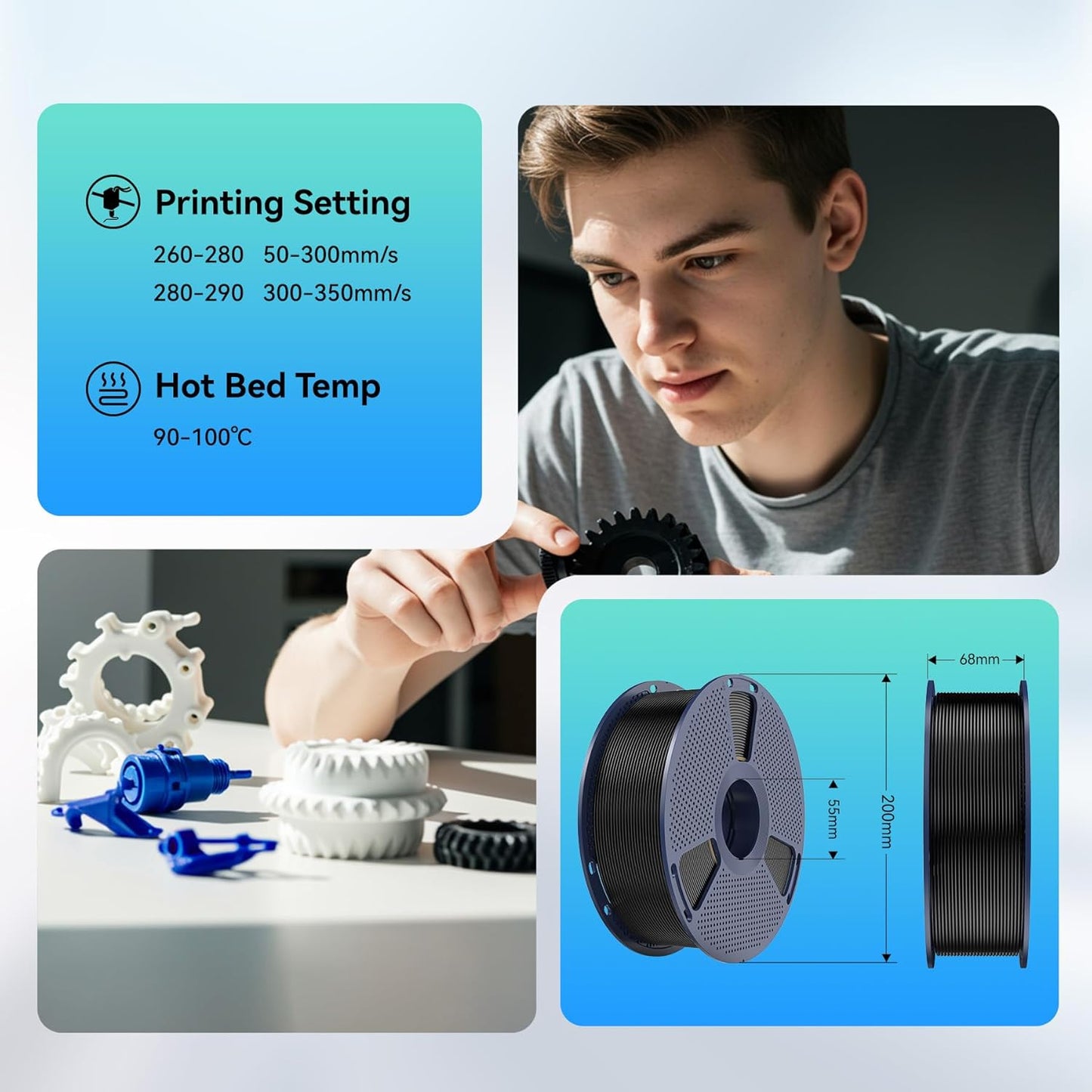 Sunlu High Speed ABS - 1.75mm 1kg