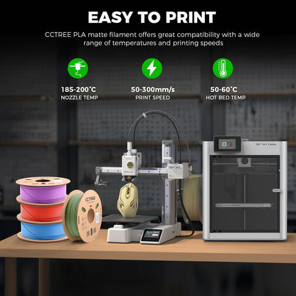 PLA Matte - 1kg 1.75mm