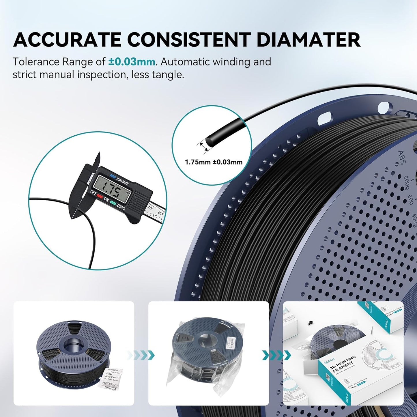 Sunlu High Speed ABS - 1.75mm 1kg