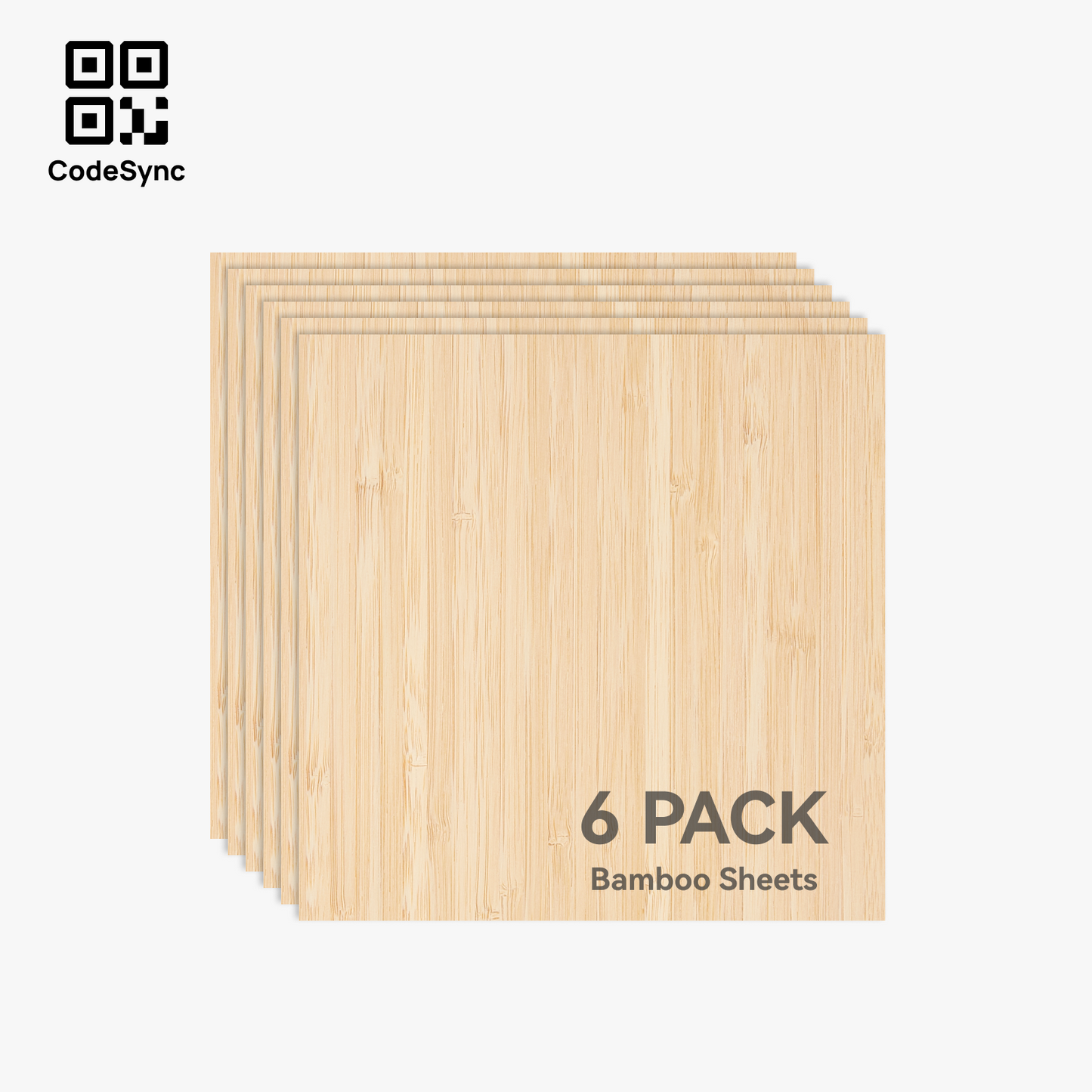 Bambu Lab Bamboo Plywood 3mm (6 stk.)