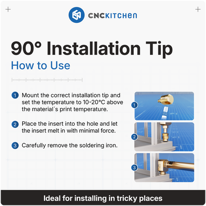 90° Installation Tip For Tricky Places