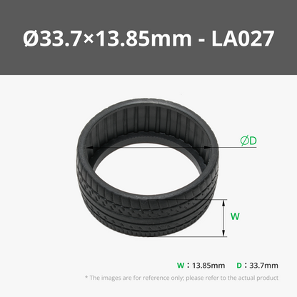 Ø33.7×13.85mm Rubber Tire (4PCS) - Ø33.7×13.85mm Rubber Tire (4PCS)