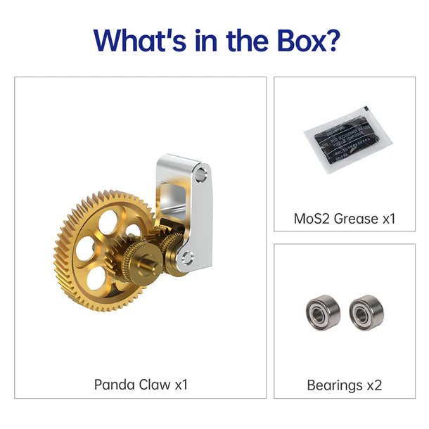BIQU Panda Claw Extruder Gear Set for Bambu lab X1/P1/A1