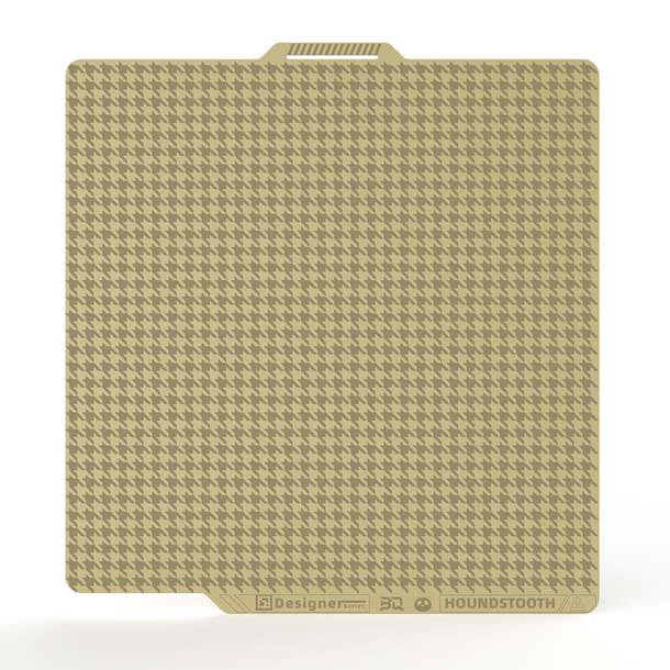 BIQU Panda Dual-textured Build Plate with Honeycomb & Houndstooth Patterns for Bambu X1/P1/A1