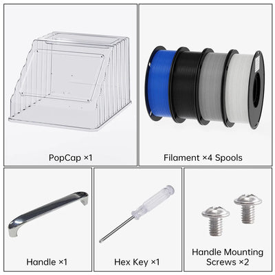 BIQU - PopCap til Snapmaker U1 med 4 spoler filament