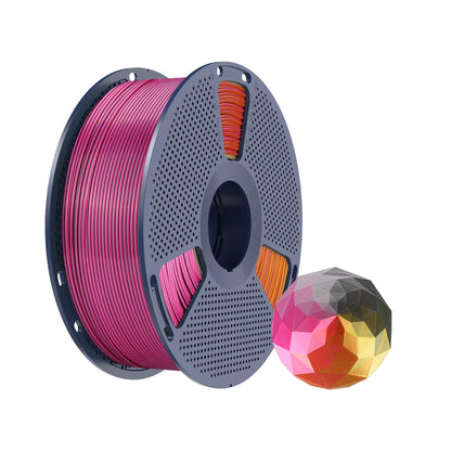Sunlu Silk PLA+ Multi-colour filament (Dual-colour, Tri-colour & Four-colour) - 1.75mm 1kg