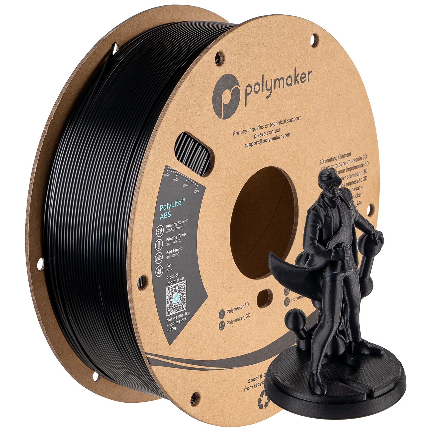 PolyLite™ ABS 1.75mm 1 kg