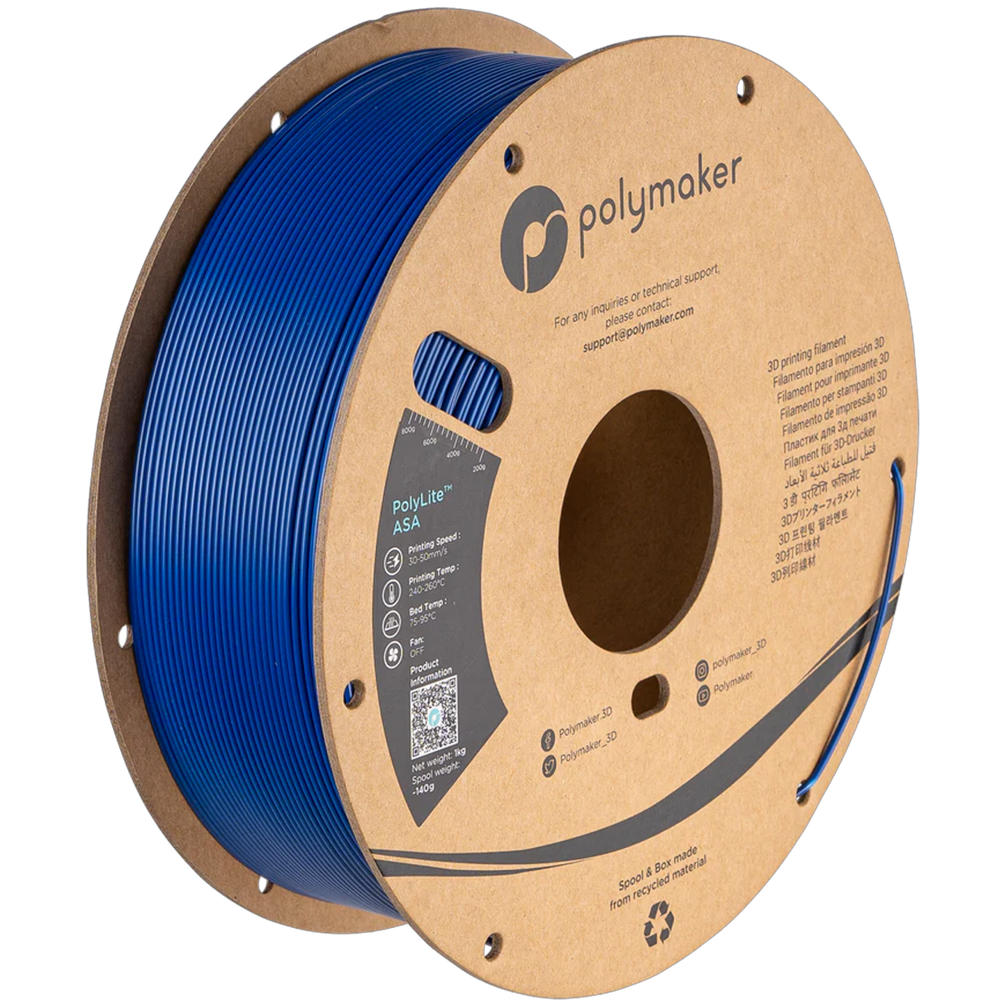 PolyLite™ ASA 1.75mm 1 kg - blue