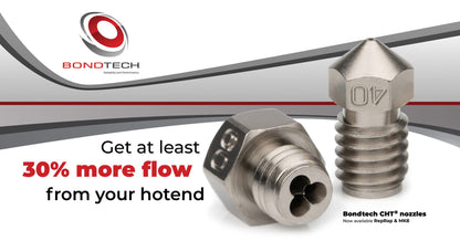 Bondtech CHT® MK8 Coated Brass Nozzle 0,4 mm -1 stk.