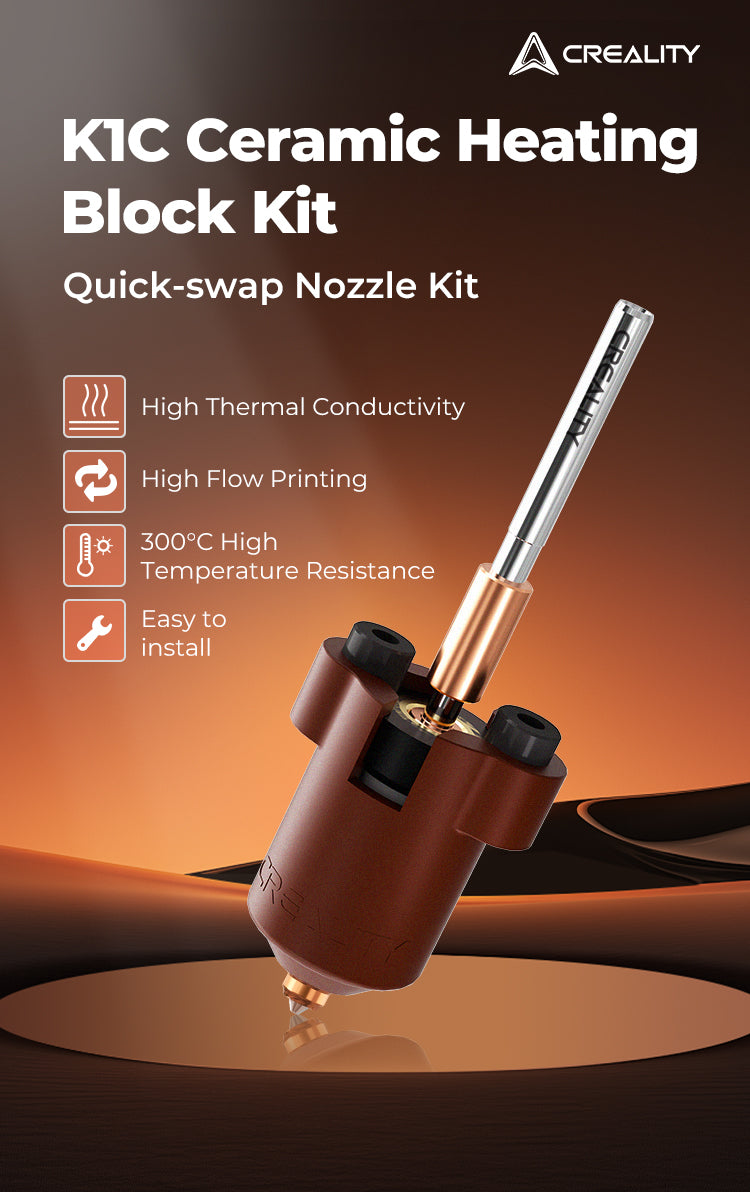 Creality 3D K1 Max / K1C Ceramic Heating Head Kit