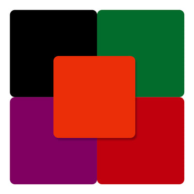 Creality Falcon Series Opaque Glossy Colorful Acrylic Sheets 200 x 200 x 3mm - 10 pcs.