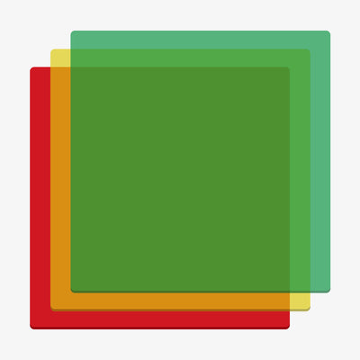 Creality Falcon Series Three Colors Transparent Acrylic Sheets 200 x 200 x 3mm - 10 pcs.