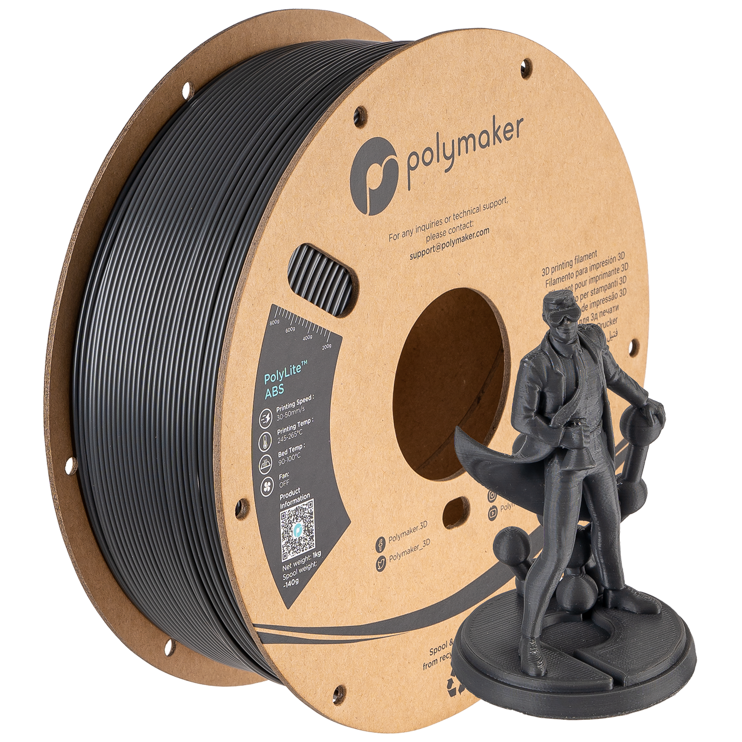 PolyLite™ ABS 1.75mm 1 kg