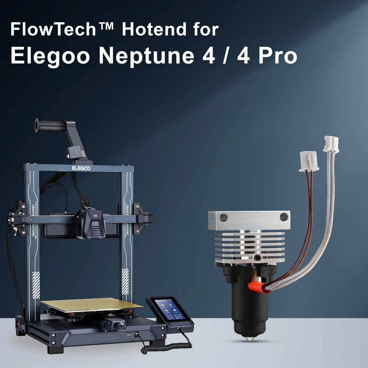 FlowTech™ Hotend til ELEGOO Neptune 4 / 4 Pro
