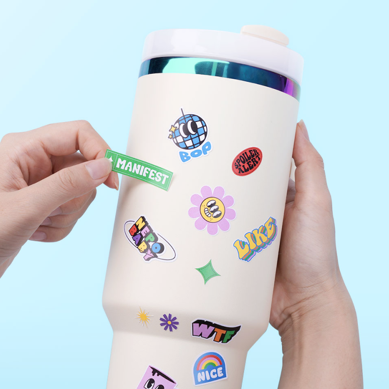 Bambu Lab White Matte Printable Vinyl Sticker Paper (25 stk.)
