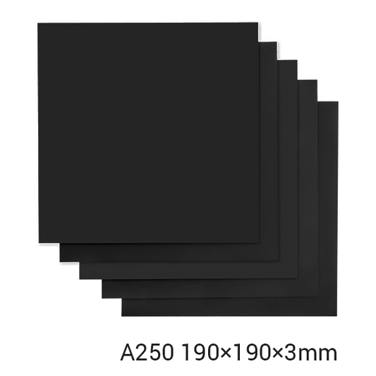 Frosted Acrylic Sheet for Snapmaker 2.0 / 190 × 190 × 3mm / 5-Pakke